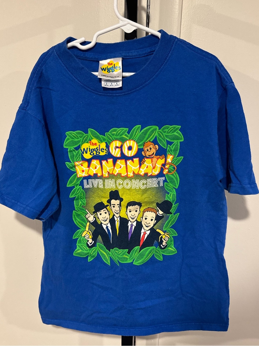 The Wiggles Go Bananas! Live in Concert Kids Graphic Tee Size Medium